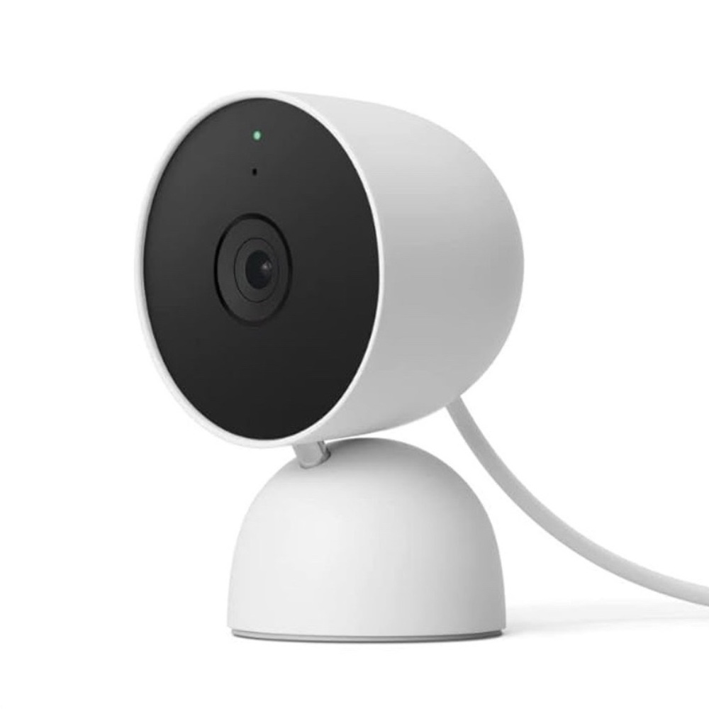 Google indoor Nest Security Cam 1080p (Wired) - 2nd Generation - Snow